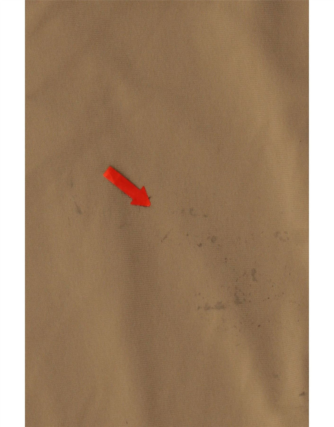 Felpa Nike da uomo con zip e collo, piccola, in poliestere beige