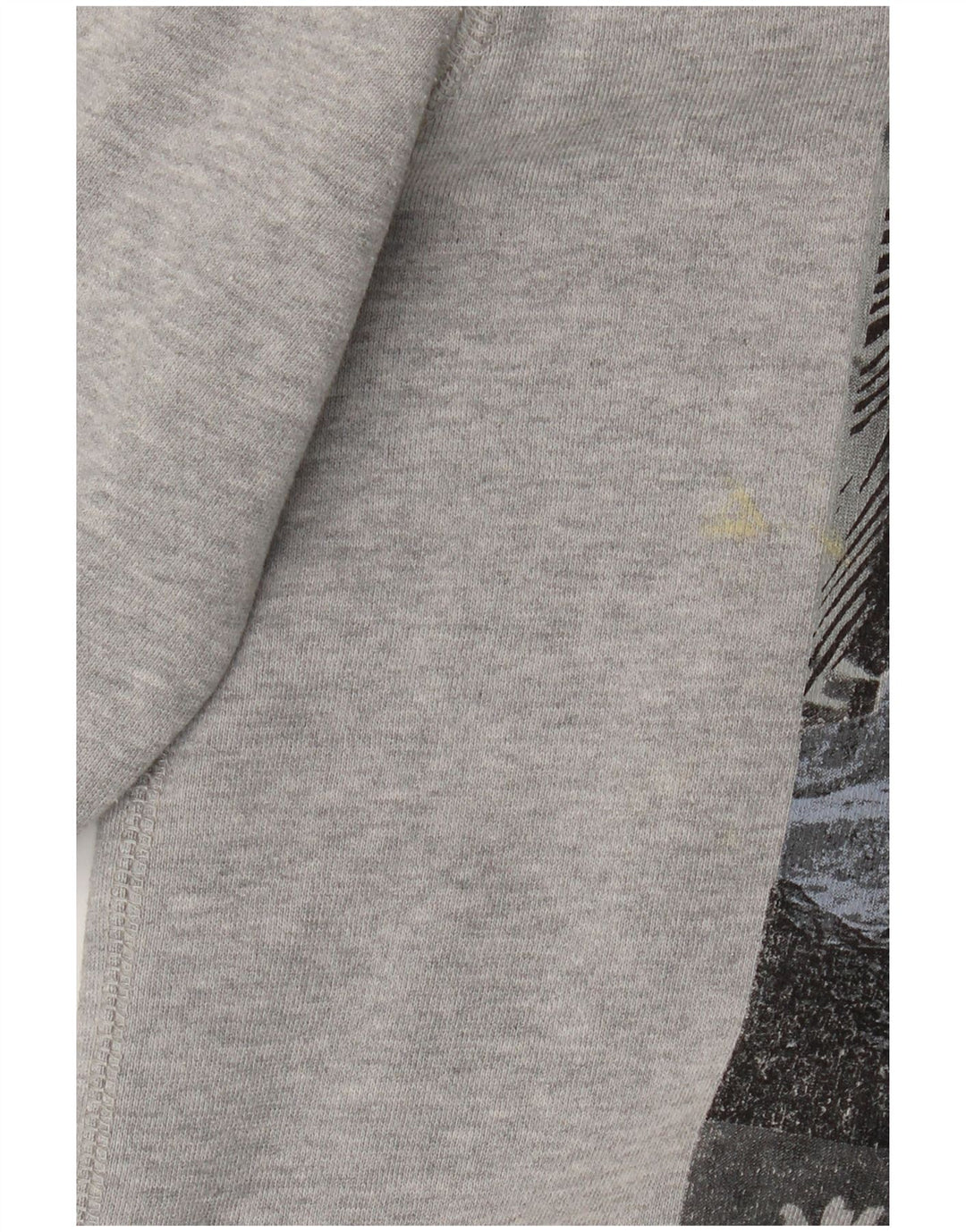 Quiksilver Felpa con grafica da uomo Maglione grande in cotone grigio