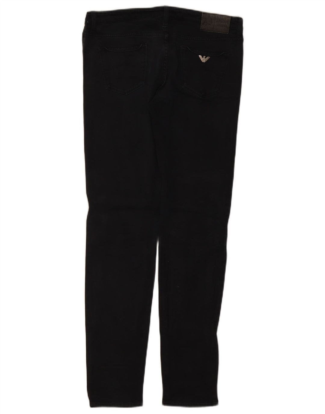 Jeans skinny da donna ARMANI W29 L29 cotone nero