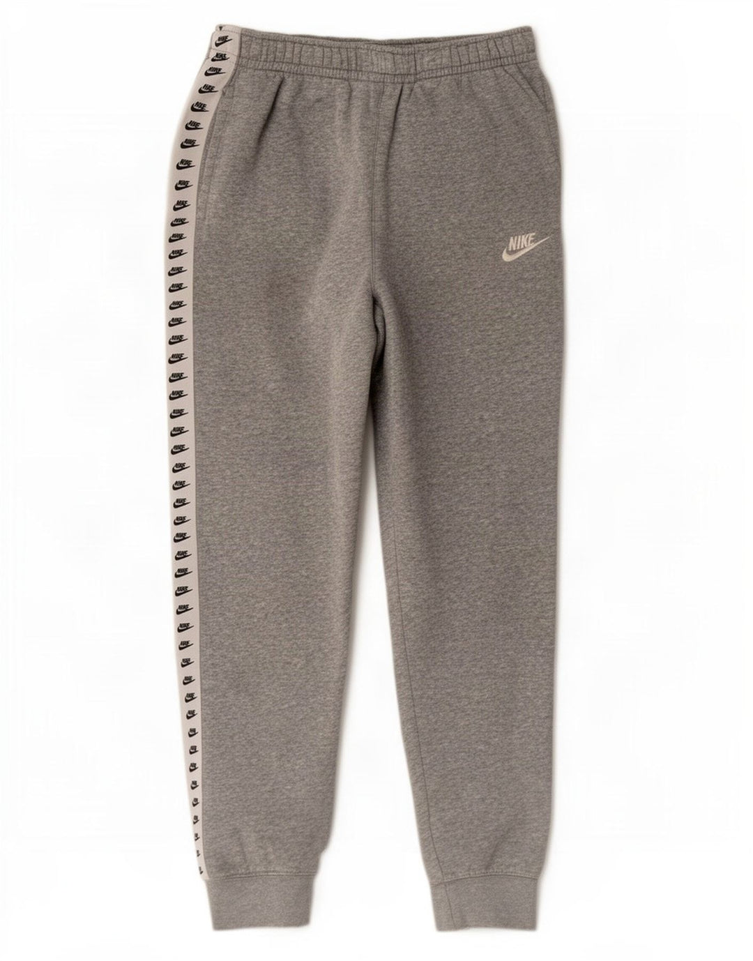 Pantaloni da tuta con grafica Nike da uomo, pantaloni da jogging, cotone color block grigio medio
