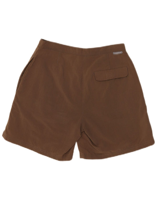 Pantaloncini da trekking Reebok da donna UK 12 Medium W28 Marrone Poliammide