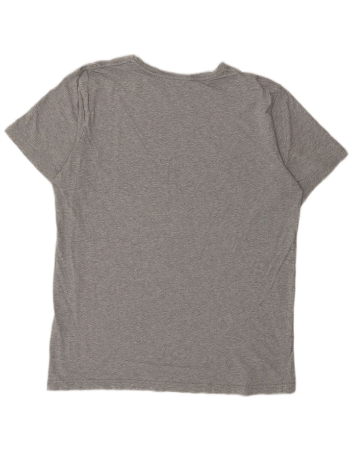 T-shirt grafica da uomo Quiksilver grande grigia