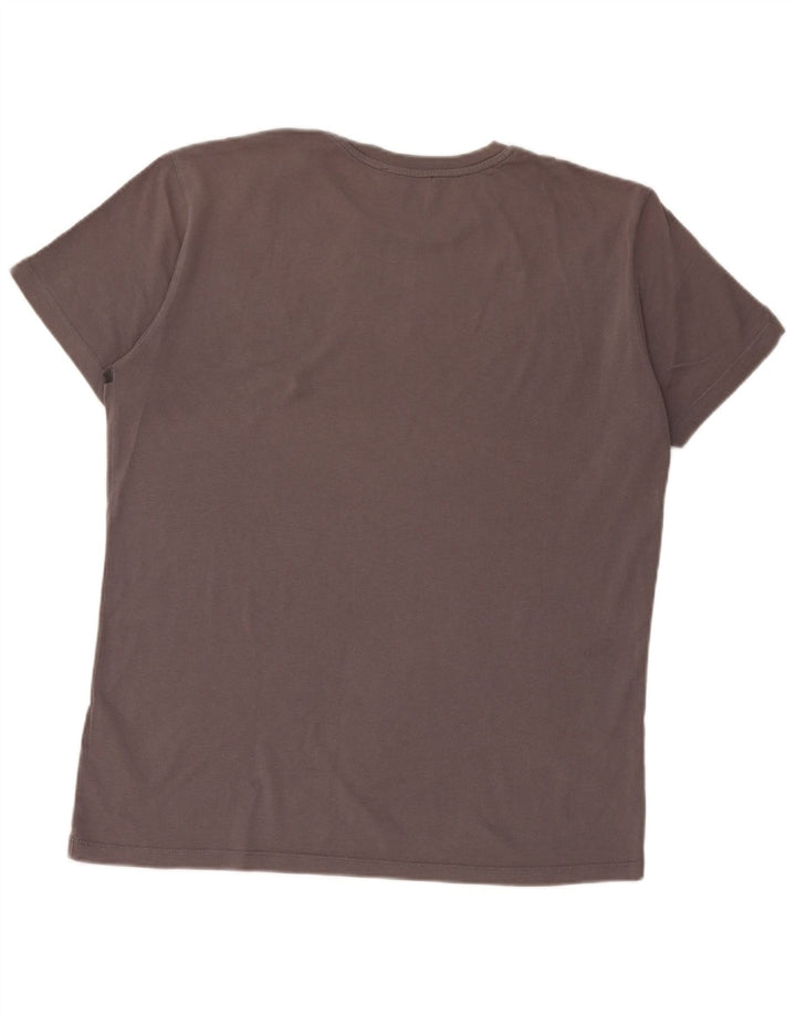 T-shirt grafica da uomo Trussardi Top Large in cotone grigio