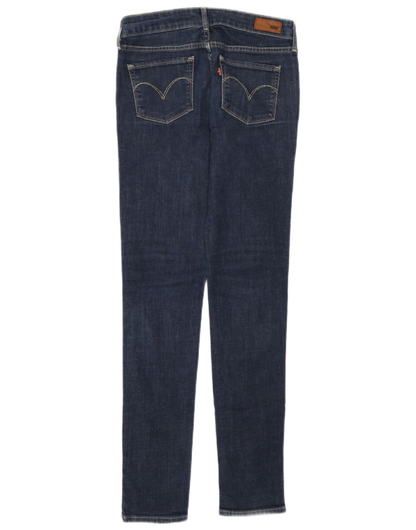 Levi's Jeans skinny da donna con leggera curva a vita moderna W27 L32 Blu navy