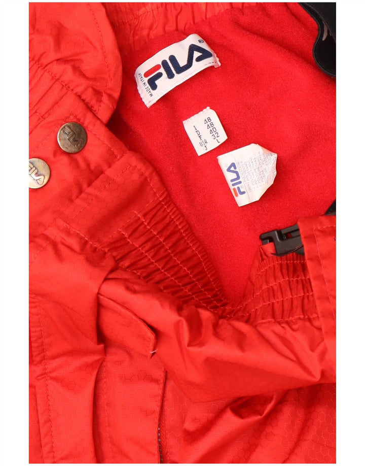 Fila Uomo Graphic Set da 2 pezzi IT 48 Medium W30 L29 Rosso Colourblock