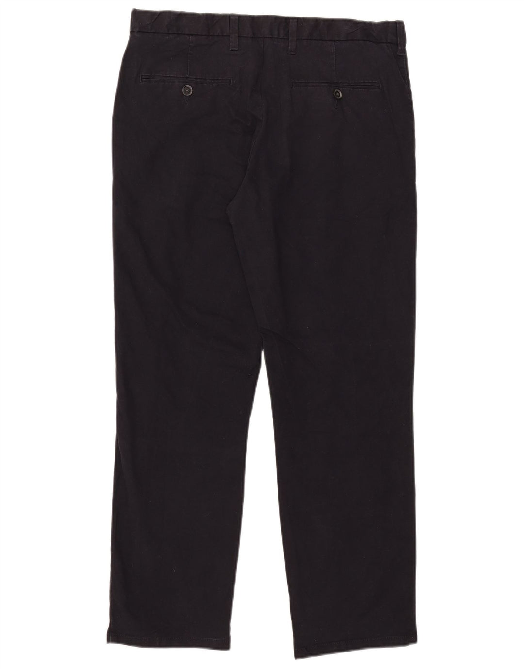 Pantaloni chino regolari da uomo Marks & Spencer W34 L29 cotone nero