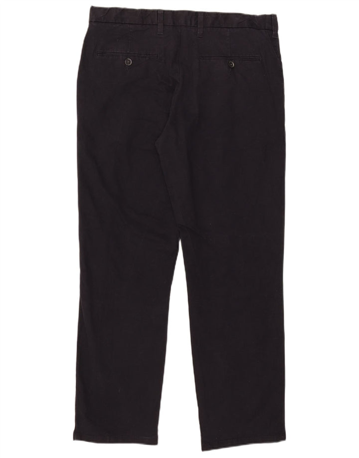Pantaloni chino regolari da uomo Marks & Spencer W34 L29 cotone nero