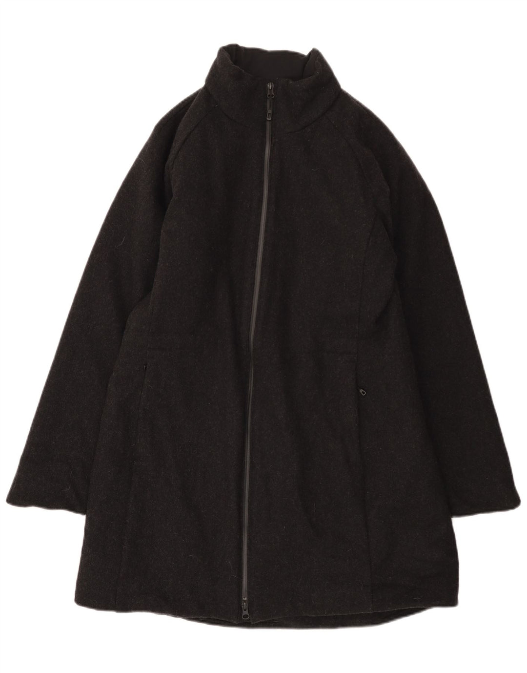 Cappotto da donna Patagonia UK 16 Large Grigio Lana