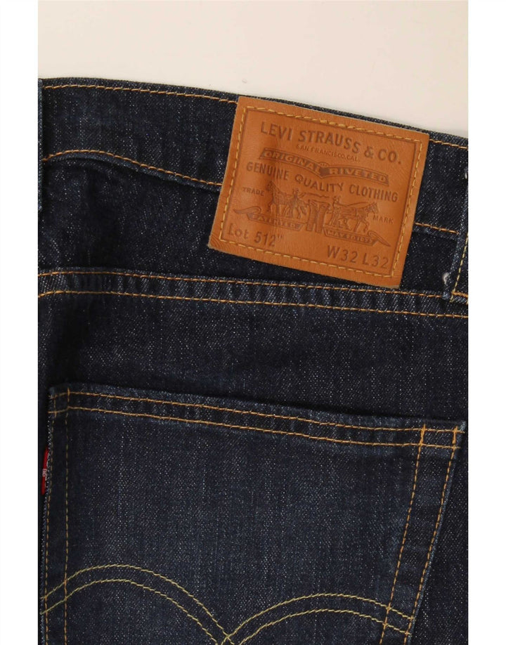 Jeans Levi's da donna slim affusolati W33 L32 cotone blu navy