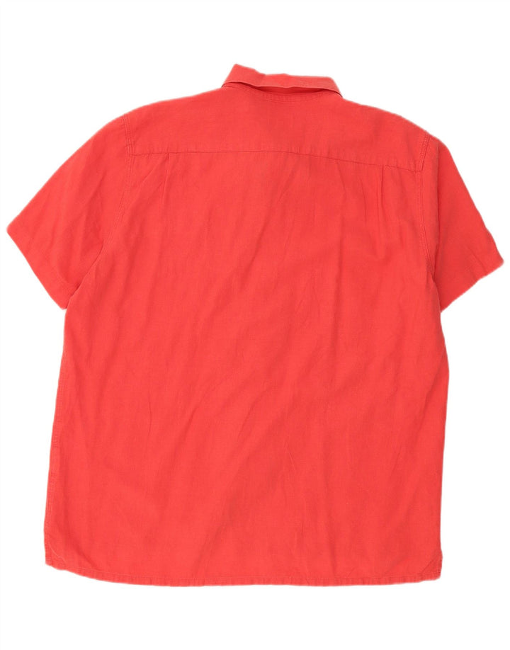 Camicia a maniche corte da uomo Levi's XL rossa