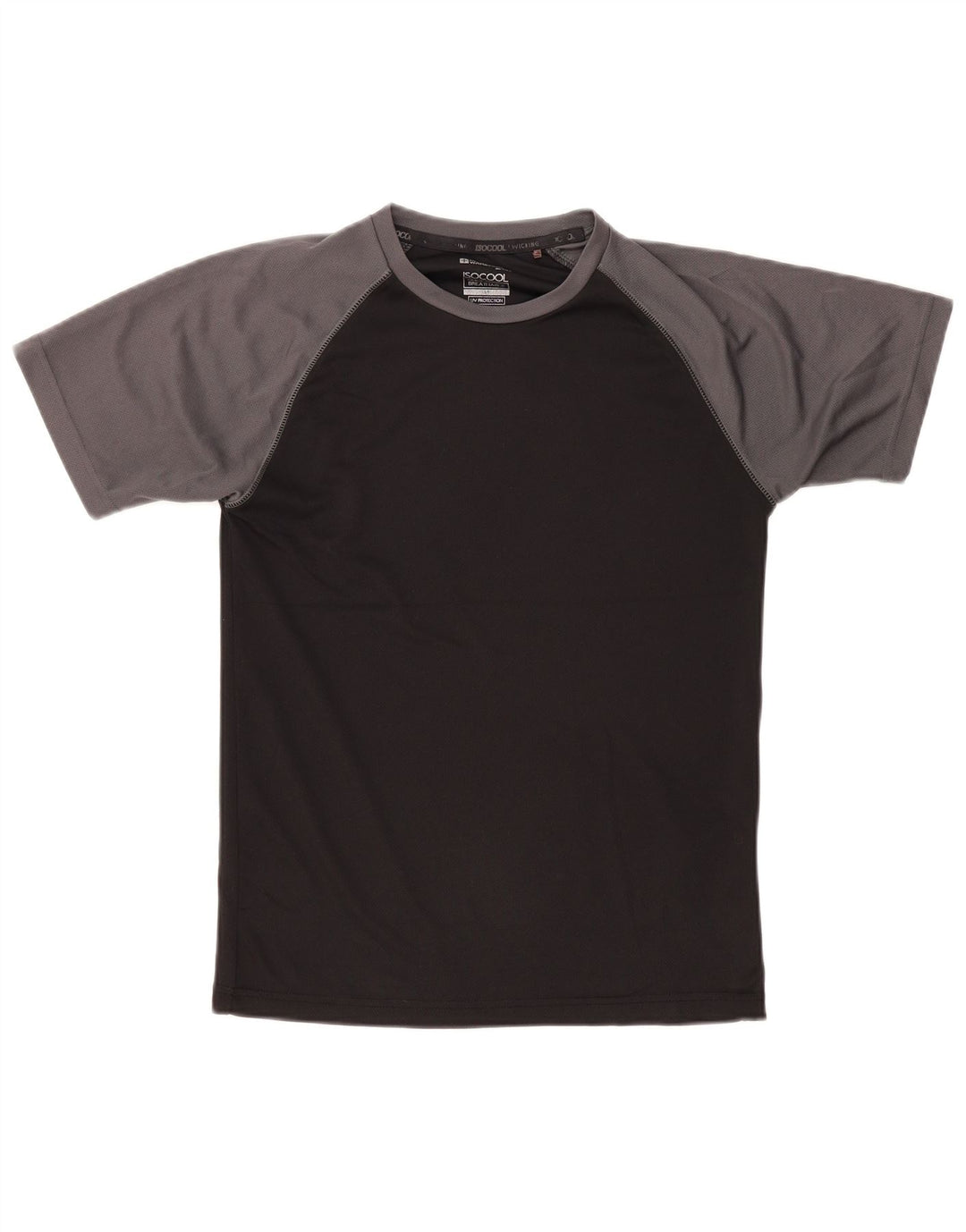 MOUNTAIN WAREHOUSE T-shirt IsoCool da uomo Top Small Black Colourblock