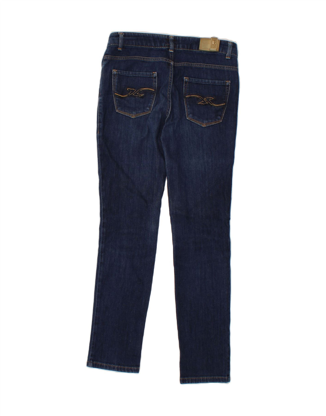 TRUSSARDI Womens Skinny Jeans W28 L29 Navy Blue Vintage Trussardi and Second-Hand Trussardi from Messina Hembry 