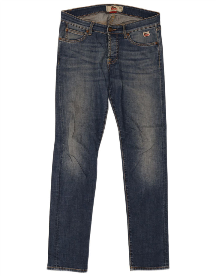 Jeans slim da uomo Roy Rogers W31 L32 Blu
