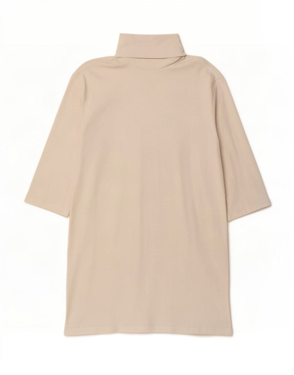 Zara Womens 3/4 Sleeve Shift Dress UK 10 Small White Cotton