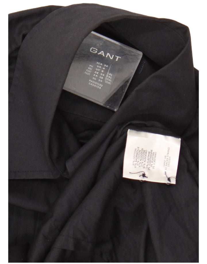 Camicia da donna Gant UK 8 Small in cotone blu navy
