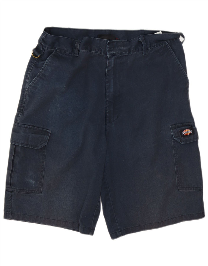 Pantaloncini cargo da uomo Dickies W34 Large blu navy in poliestere