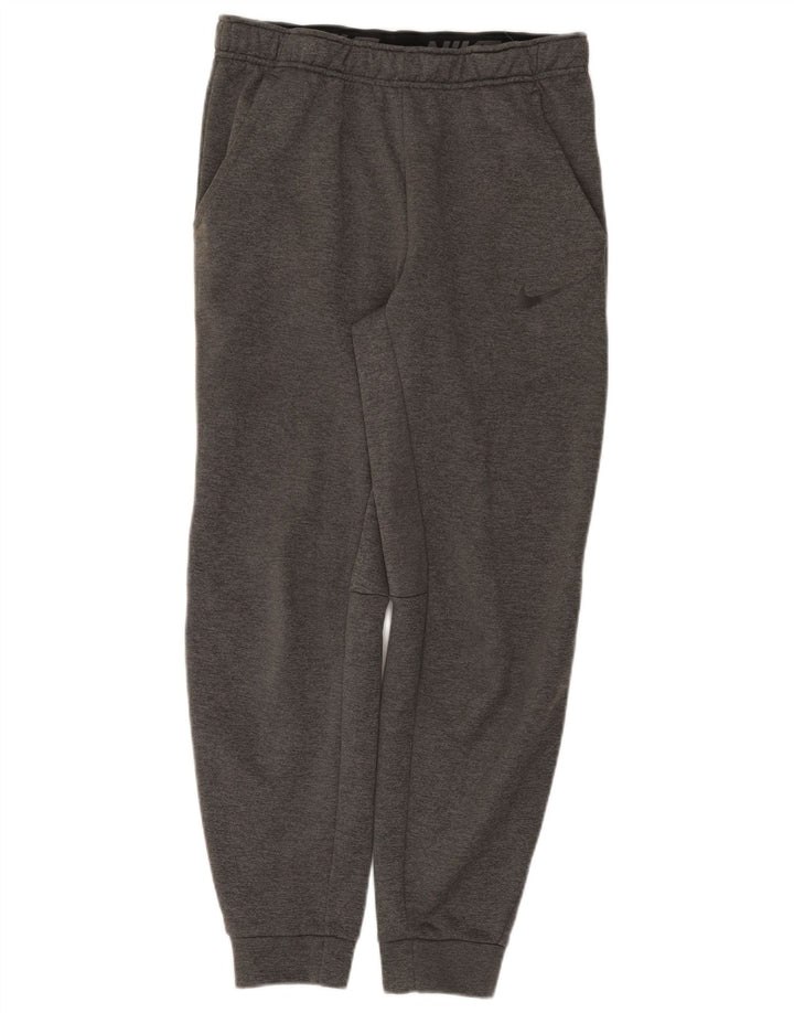 Pantaloni da tuta Nike Dri Fit da uomo, pantaloni da jogging, piccoli, in poliestere grigio