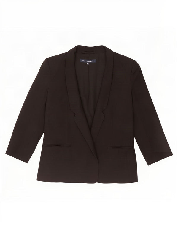Giacca blazer da donna con maniche a 3/4 French Connection UK 12 media nera