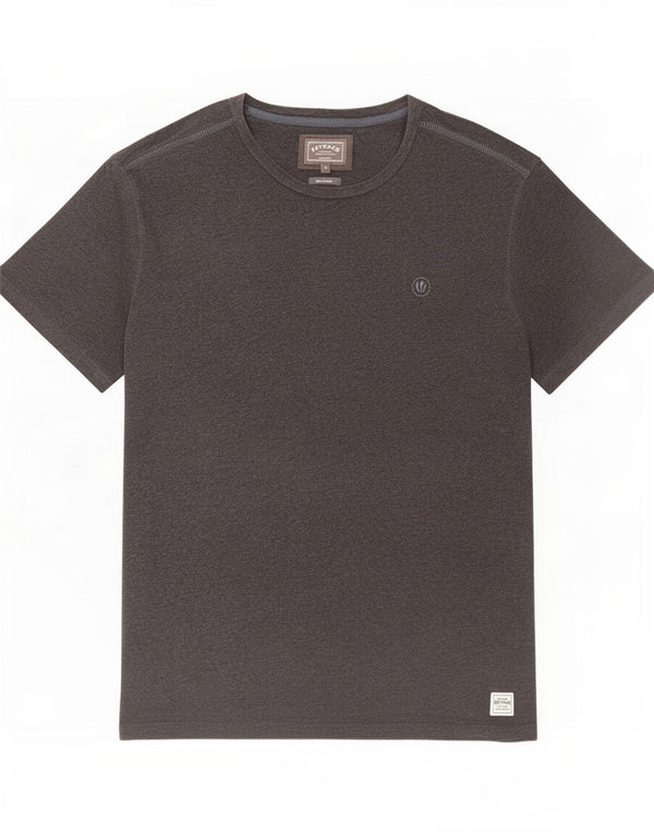 T-shirt da uomo Fat Face Top grande in cotone grigio