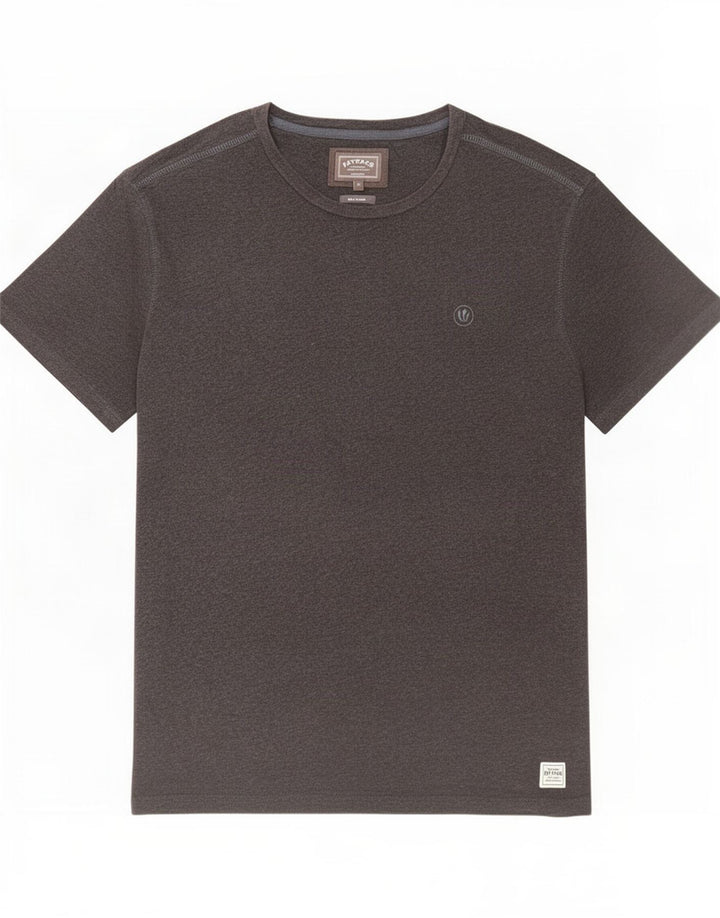 T-shirt da uomo Fat Face Top grande in cotone grigio