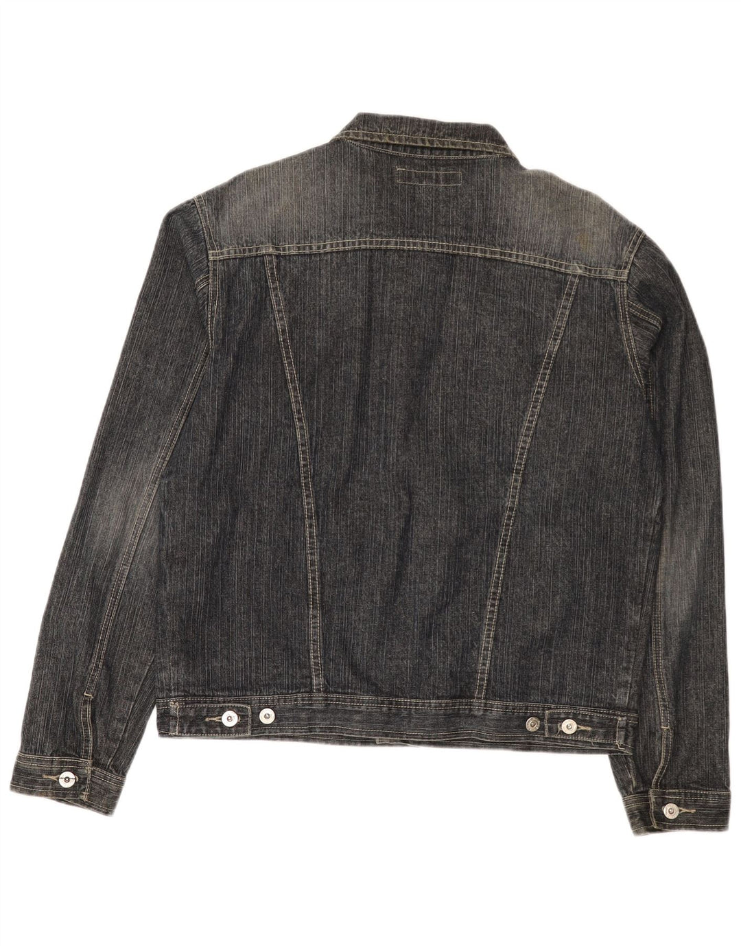 Giacca di jeans vintage da uomo UK 40 grande cotone blu