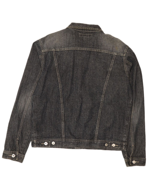 Giacca di jeans vintage da uomo UK 40 grande cotone blu