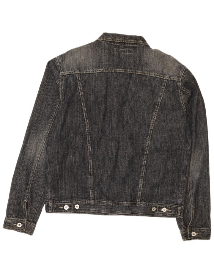Giacca di jeans vintage da uomo UK 40 grande cotone blu