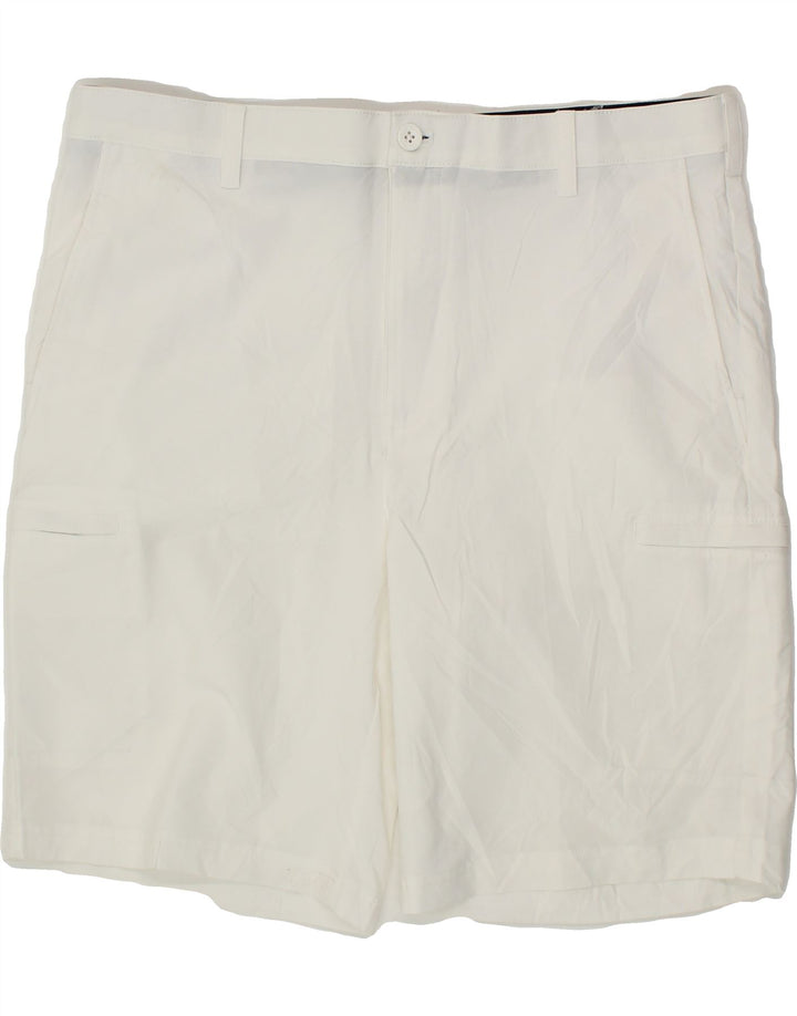 IZOD Mens Golf Cargo Shorts W36 Large White Vintage Izod and Second-Hand Izod from Messina Hembry 