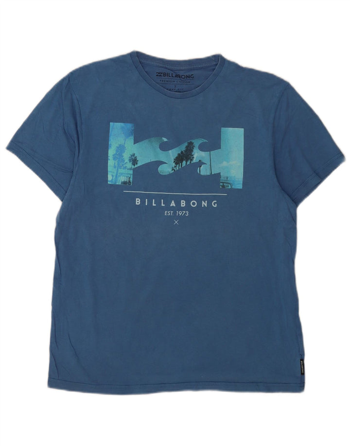 Maglietta grafica da uomo Billabong Top piccola in cotone blu