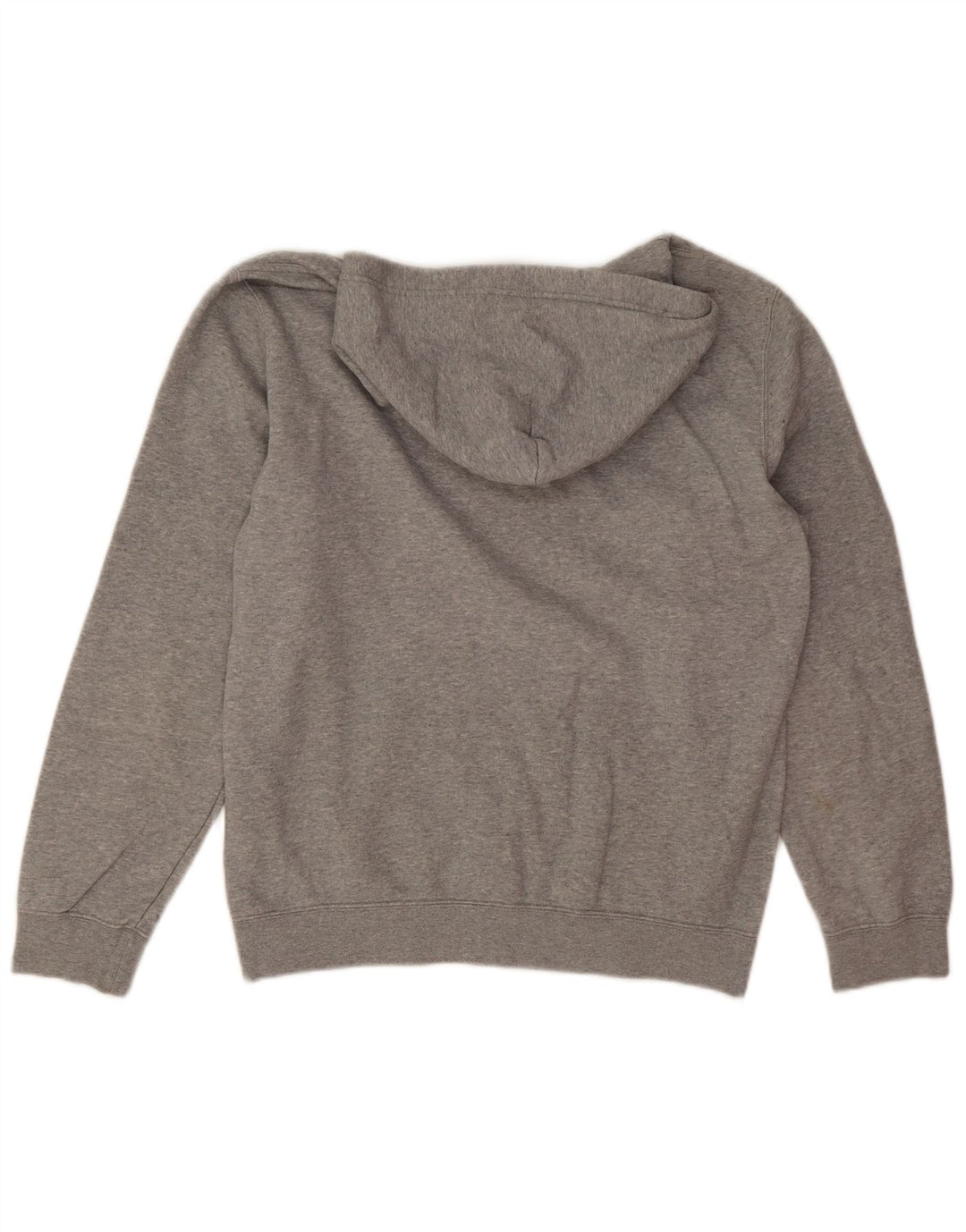 Maglione con cappuccio grafico da uomo Champion in cotone chiazzato grigio medio