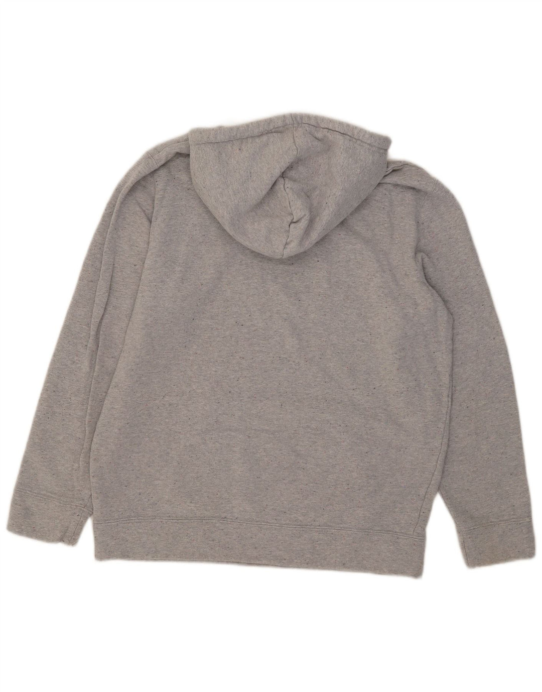 Felpa con cappuccio da uomo Puma Large in cotone chiazzato grigio