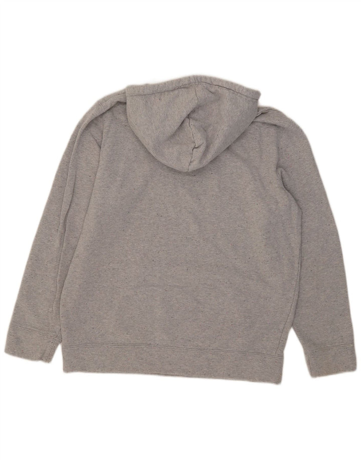 Felpa con cappuccio da uomo Puma Large in cotone chiazzato grigio
