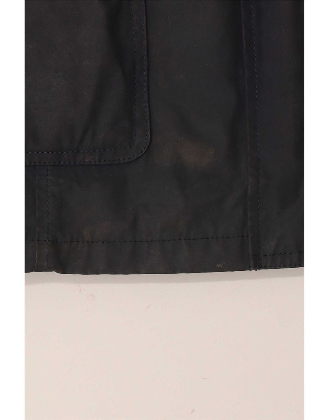 Giacca da donna in cotone cerato con cappuccio Fat Face UK 12 Poliestere medio blu navy