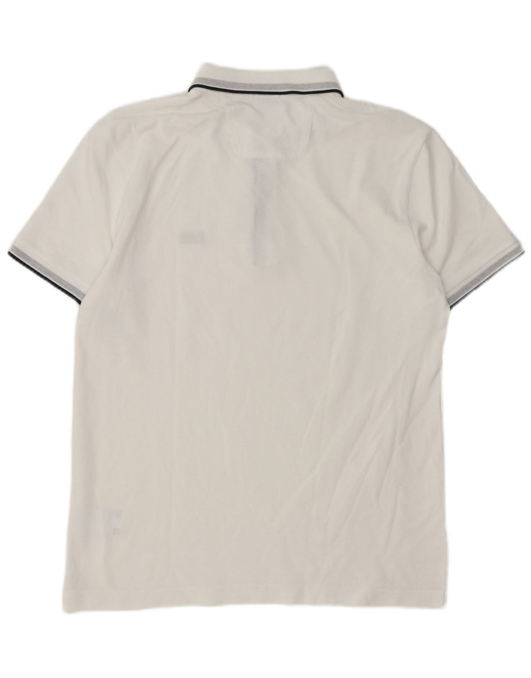 Polo Hugo Boss da uomo vestibilità regolare, taglia grande, in cotone bianco