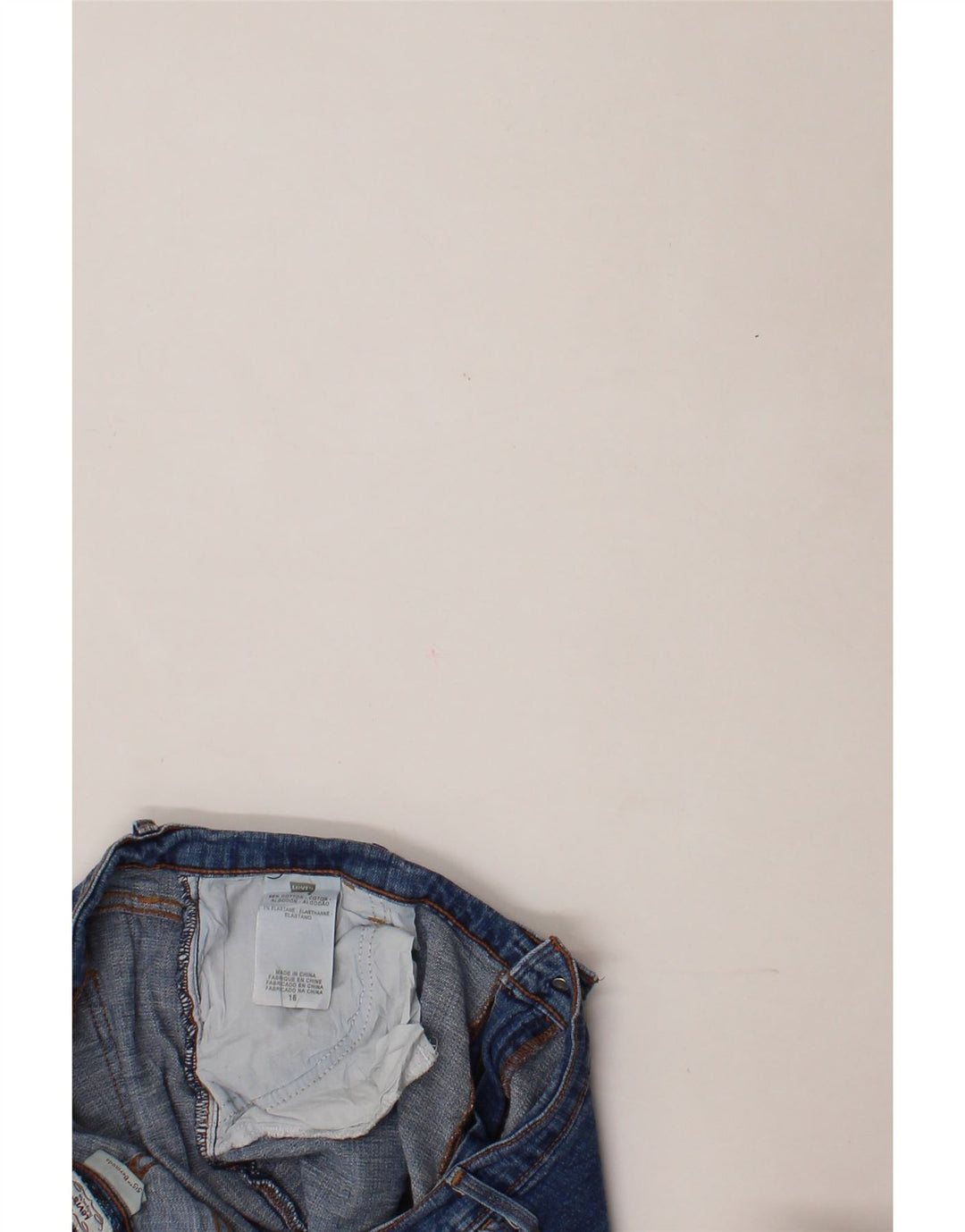 LEVI'S Womens Denim Shorts US 16 2XL W36  Blue Cotton Classic Vintage Levi's and Second-Hand Levi's from Messina Hembry 