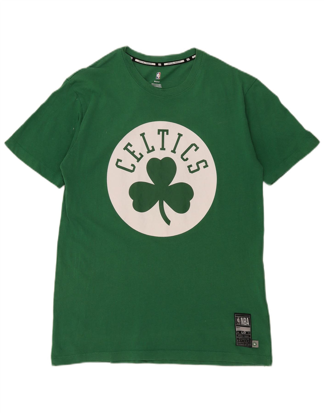 T-shirt grafica da uomo NBA Celtics Top in cotone verde medio