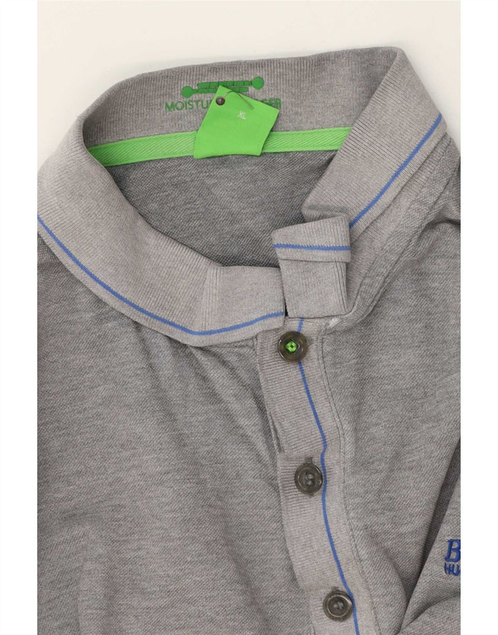 Polo slim fit da uomo Hugo Boss XL grigia