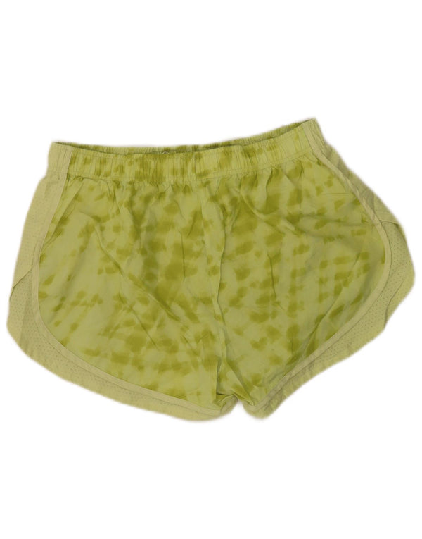 Pantaloncini sportivi Nike Dri Fit da donna UK 14 Large Green Tie Dye