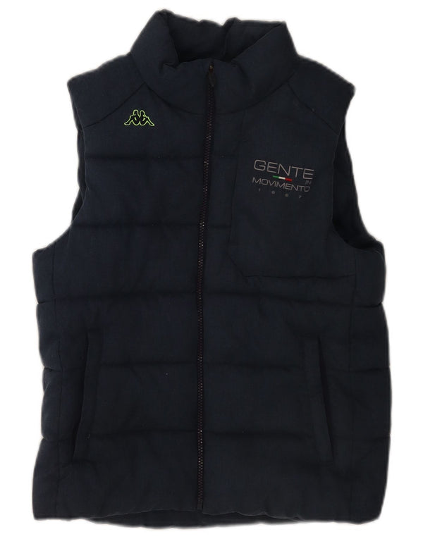 Gilet imbottito da donna Kappa UK 12 medio blu navy