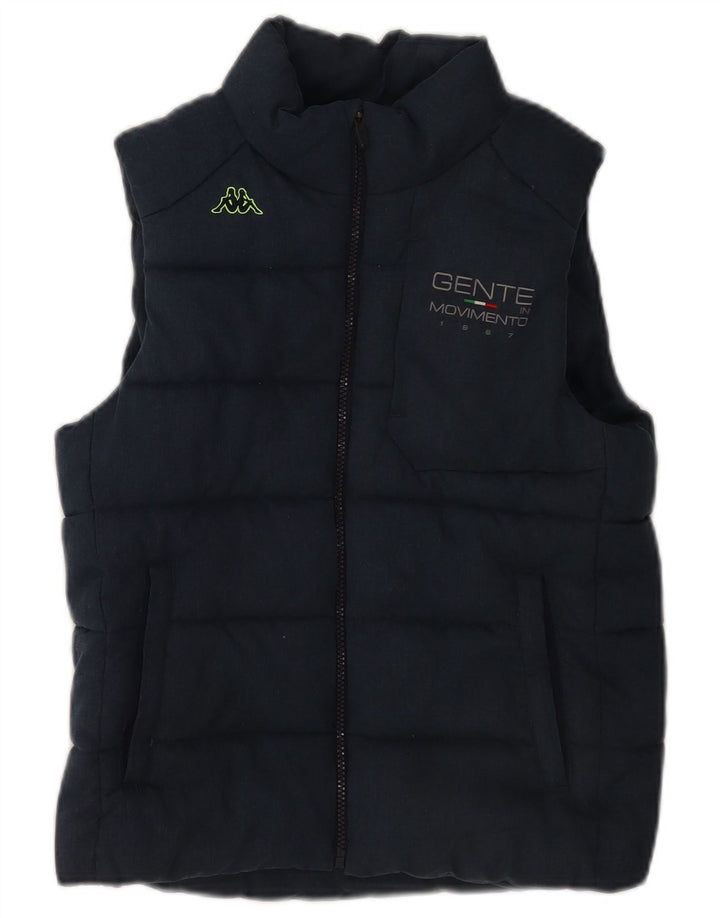 Gilet imbottito da donna Kappa UK 12 medio blu navy