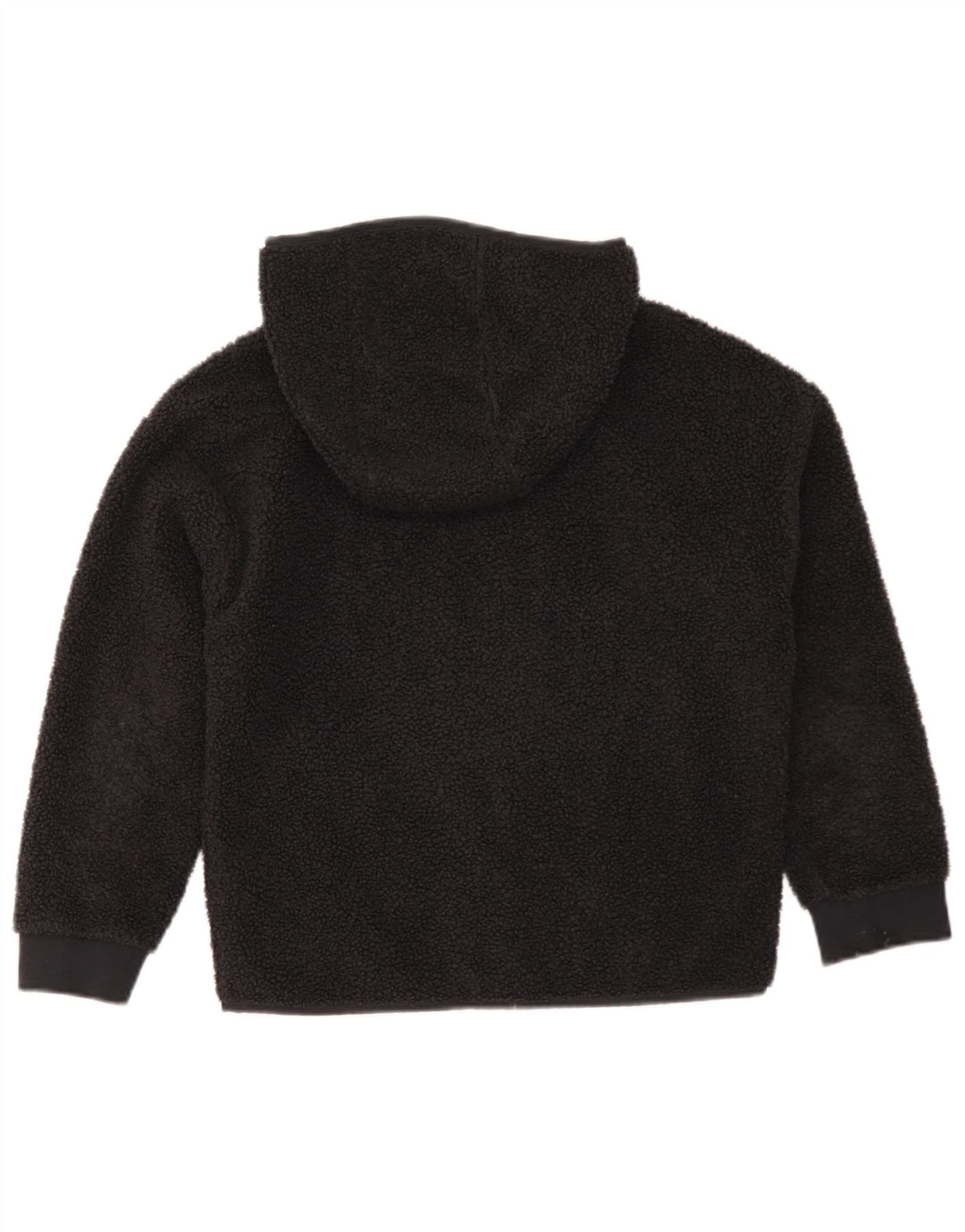 Giacca in pile con cappuccio Nike da ragazzo 10-11 anni media poliestere nero