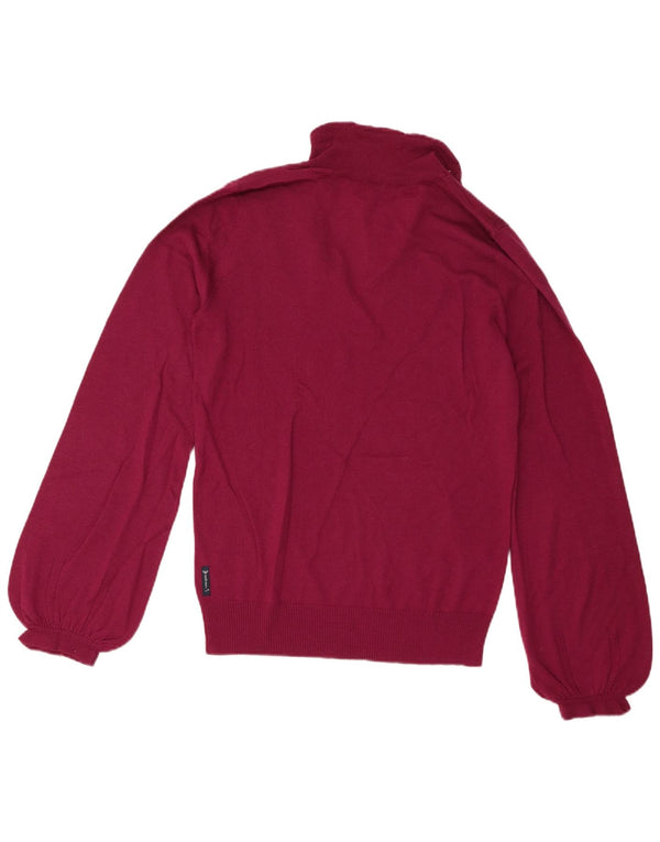 Maglione maglione da donna Armani Jeans con collo alto EU 46 XL Lana marrone