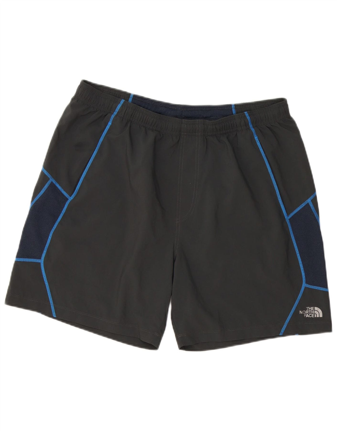 Pantaloncini sportivi grafici da uomo The North Face grandi in poliestere a righe nere