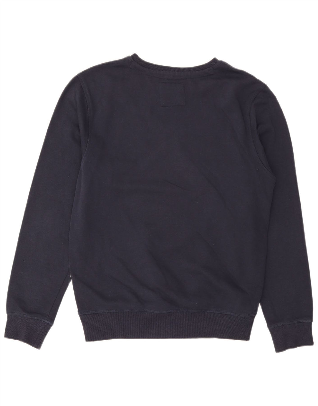 Felpa grafica da uomo Datch, maglione grande, cotone blu navy