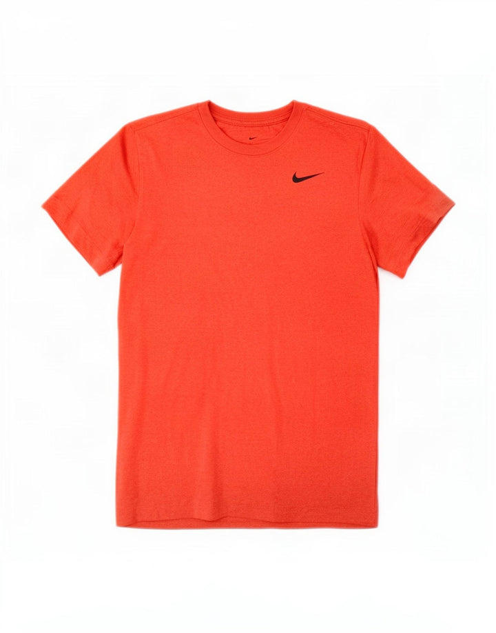 T-shirt Nike Dri Fit da uomo XS rossa in poliestere