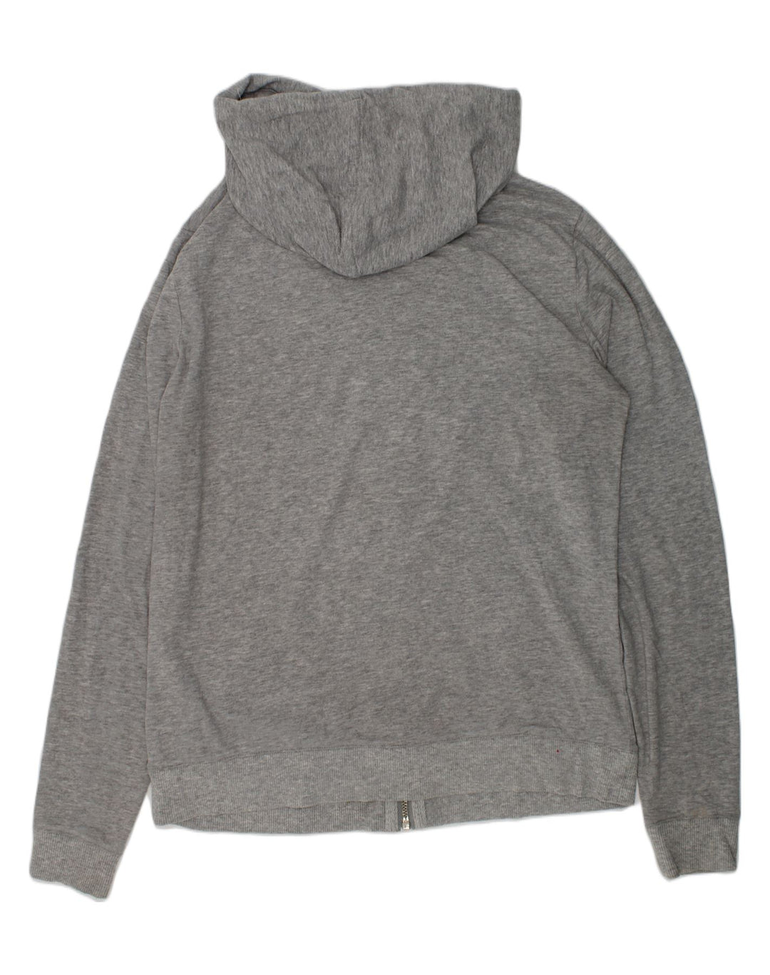MICHAEL KORS Womens Zip Hoodie Sweater UK 6 XS Grey Cotton | Vintage Michael Kors | Thrift | Second-Hand Michael Kors | Used Clothing | Messina Hembry 