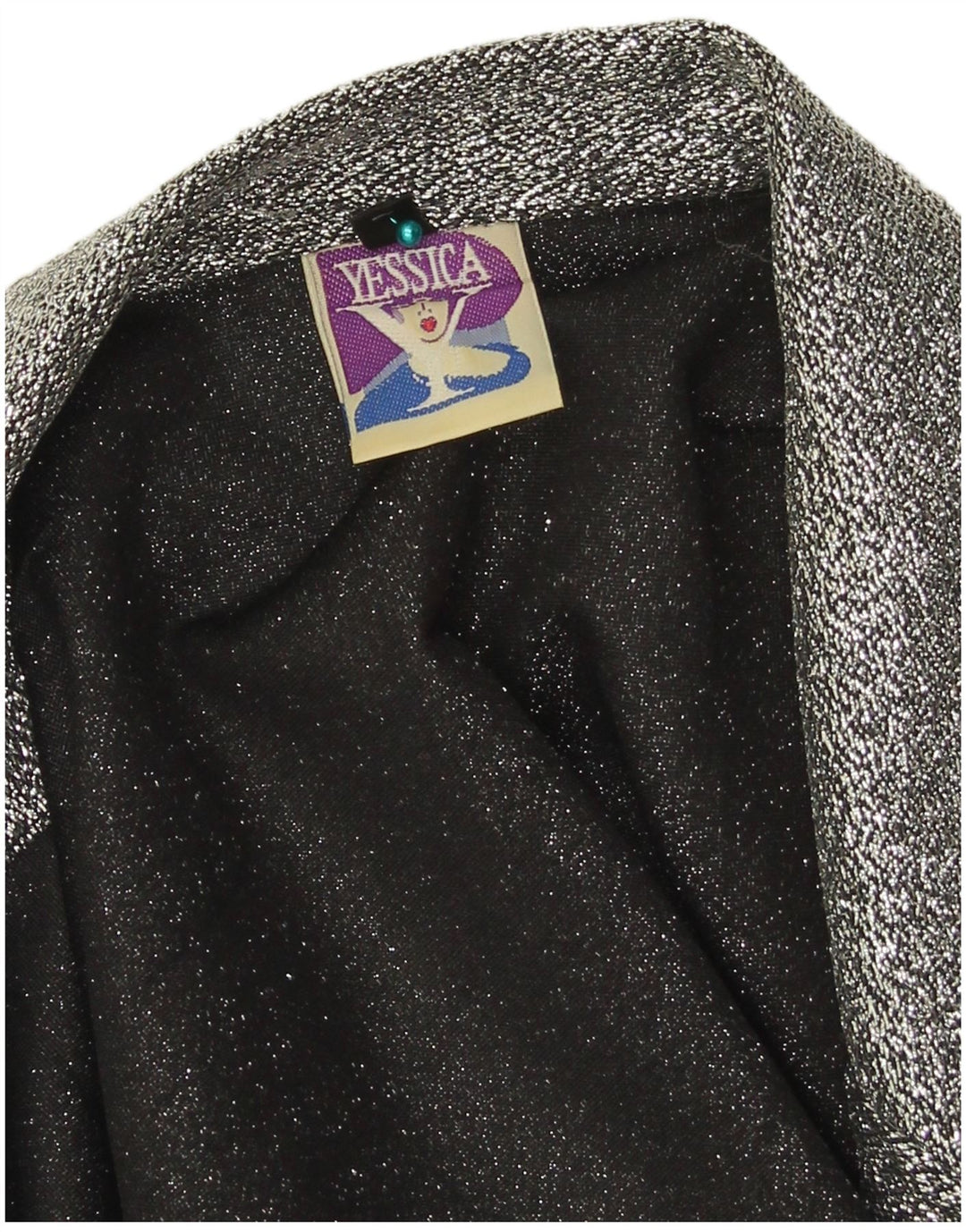 Giacca blazer da donna a 1 bottone Yessica EU 44 XL poliestere grigio