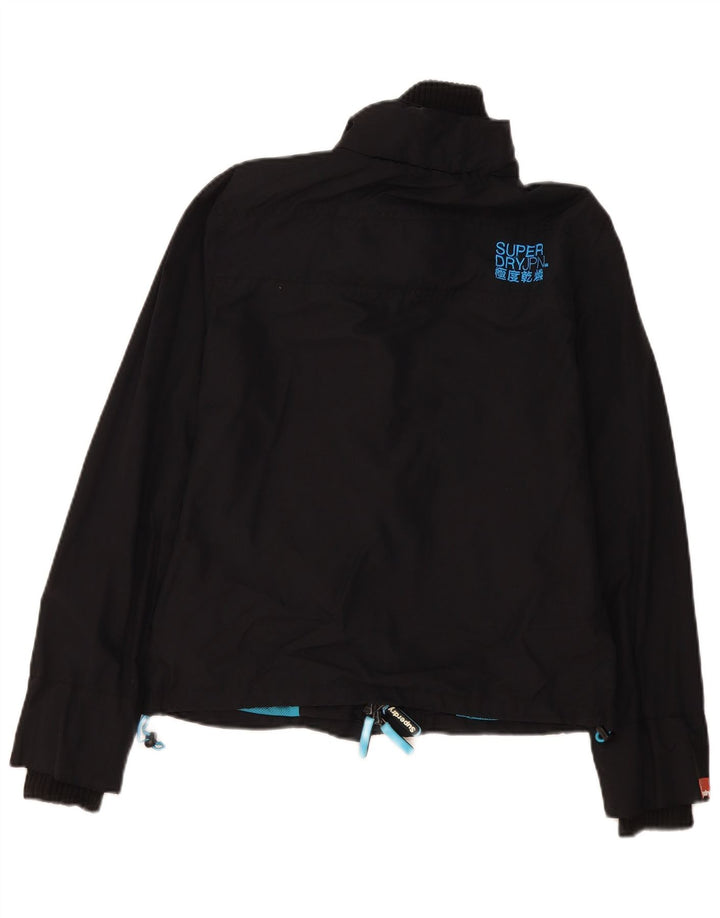 Giacca a vento da donna Superdry The Windcheater UK 16 Large in nylon nero