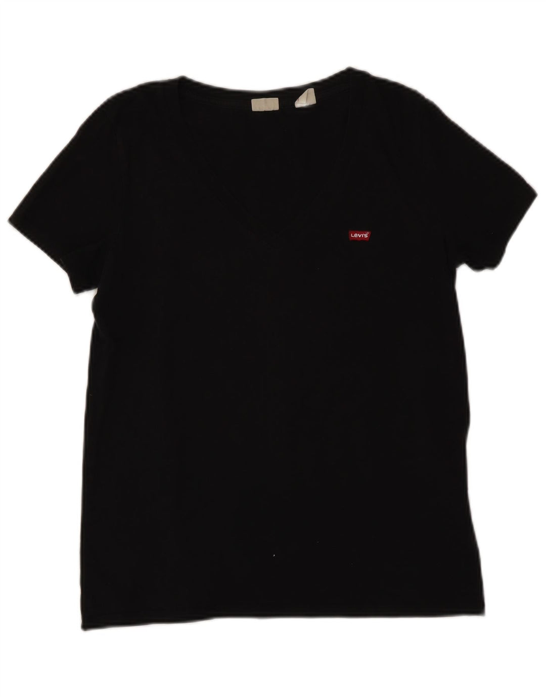 LEVI'S Womens Oversized T-Shirt Top UK 10 Small Black Cotton