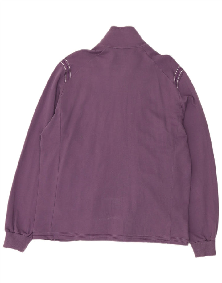 Giacca da ginnastica da donna Lotto 3XL cotone viola